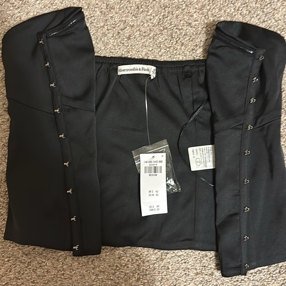 Abercrombie & Fitch Black Corset Top - Picture 2 of 2
